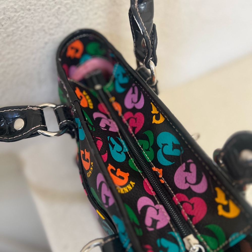 Genna by Anna De Rossi multicoloured handbag #y2k #festival tote bag - Picture 8 of 15